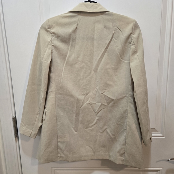 Theory Women's Light Tan Blazer - Picture 4 of 6